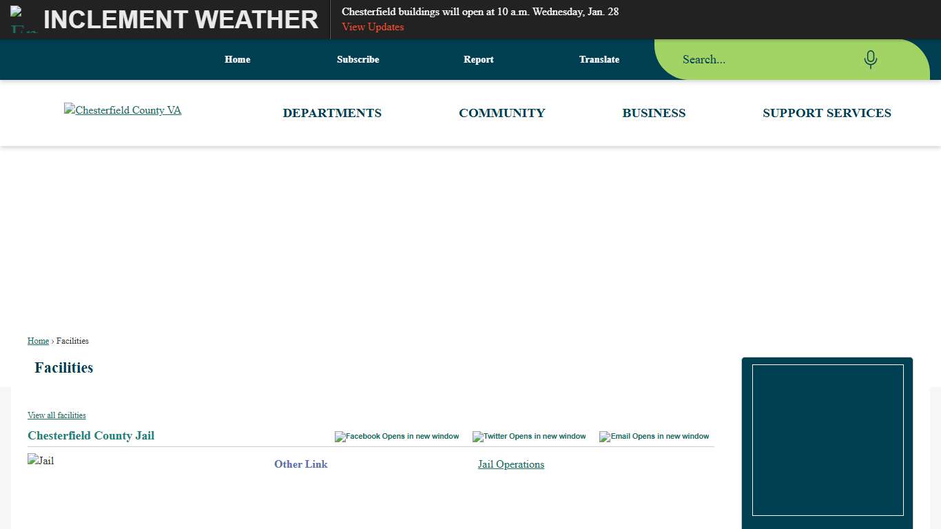 Facilities • Chesterfield County Jail